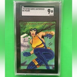 1993 Marvel Masterpieces Polaris #51 SGC 9!